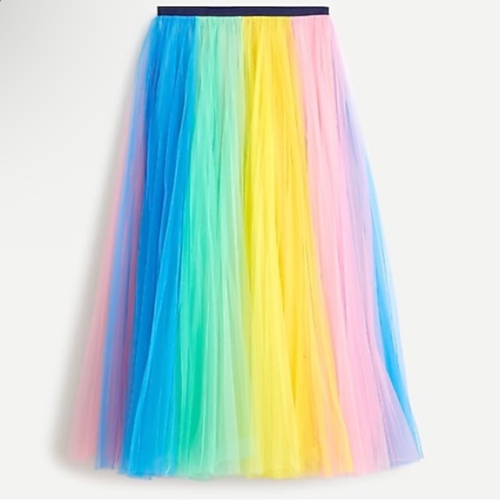 ISO IN SEARCH OF JCREW Tulle Rainbow Skirt Size 10 or 12